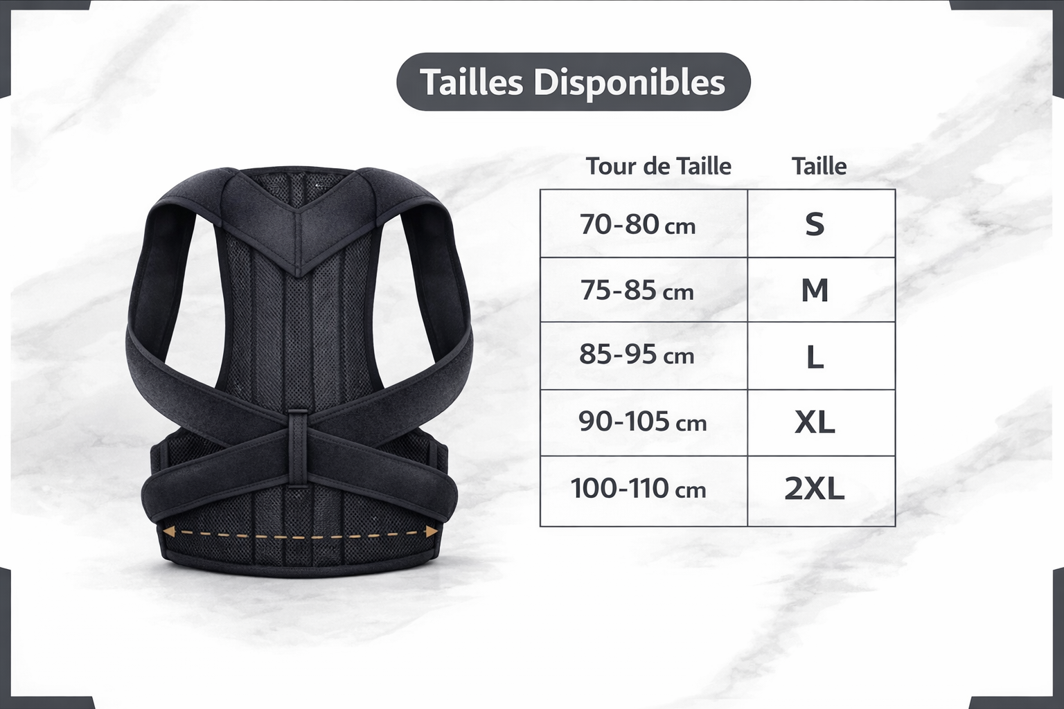 Correcteur de posture BackFit